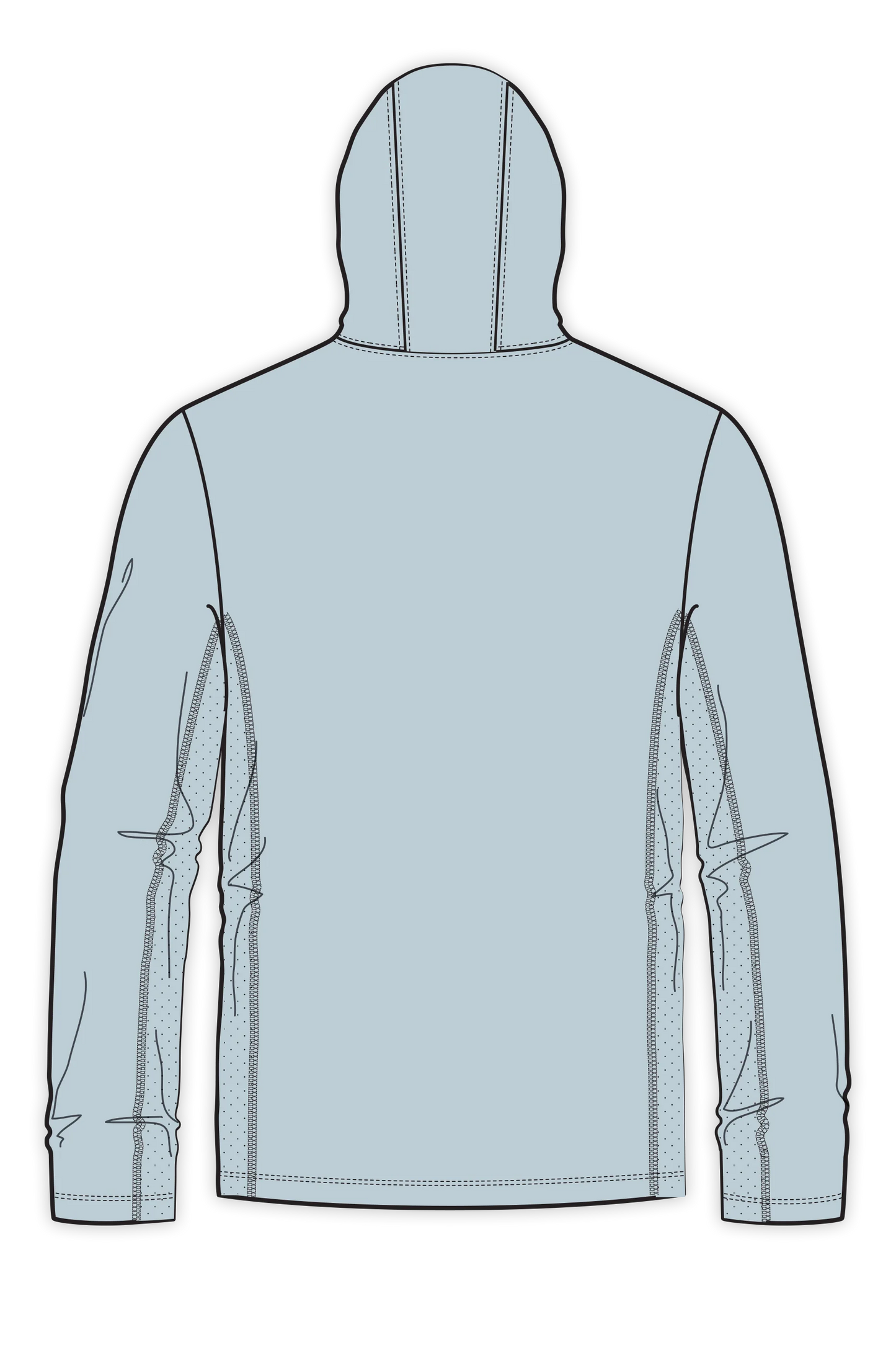 D-Vec Grey With Logo Ls Hd Sunshirt Popular Style