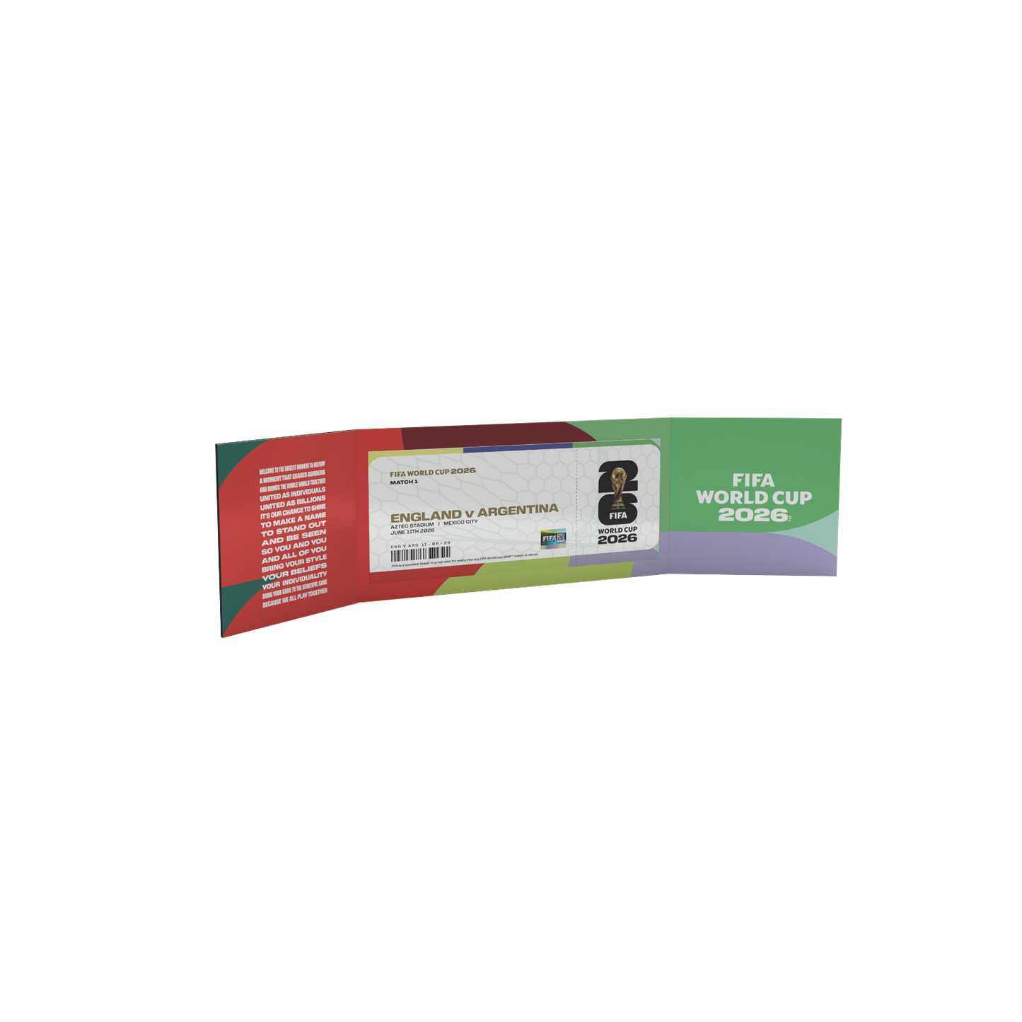 FIFA World Cup 2026 Toronto Host City Replica Ticket Popular Style Comfort Casual