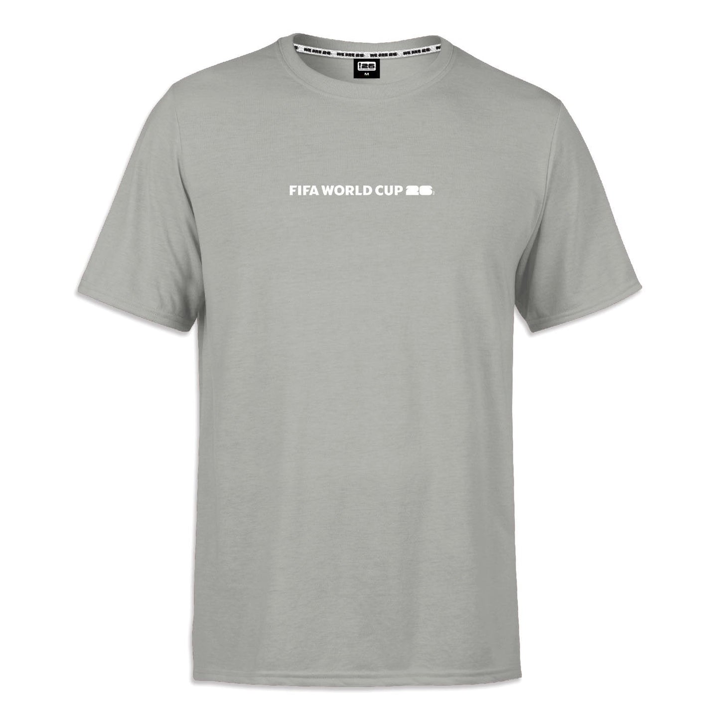 FIFA World Cup 2026 Vertical Abstract Grey T-Shirt - Unisex Casual Graphic T Shirt
