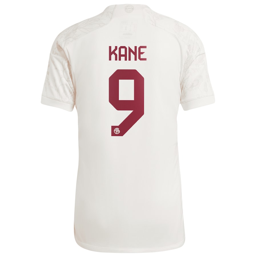 Harry Kane Bayern Munich adidas 2023 24 Third Player Jersey - White Official Team Jersey Sports Fan Apparel