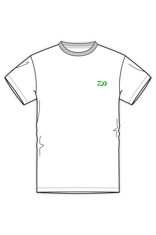 D-Vec Mahi Pattern White Logo T-Shirt Popular Style