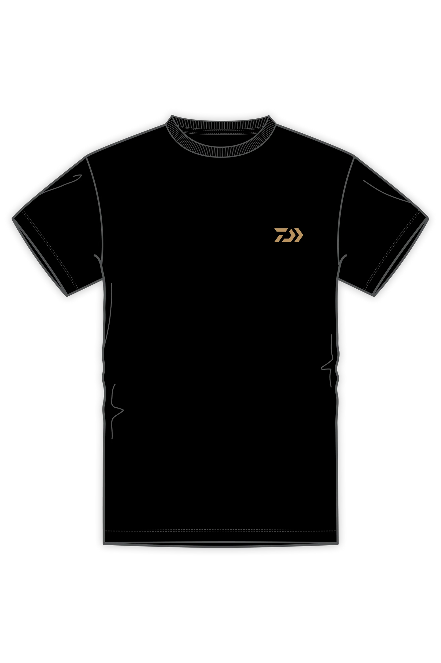 D-Vec Musky Pattern Logo T-Shirt Popular Style