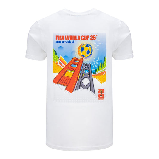 FIFA World Cup 2026 San Francisco Bay Area Poster White T-Shirt - Unisex Casual Graphic T Shirt