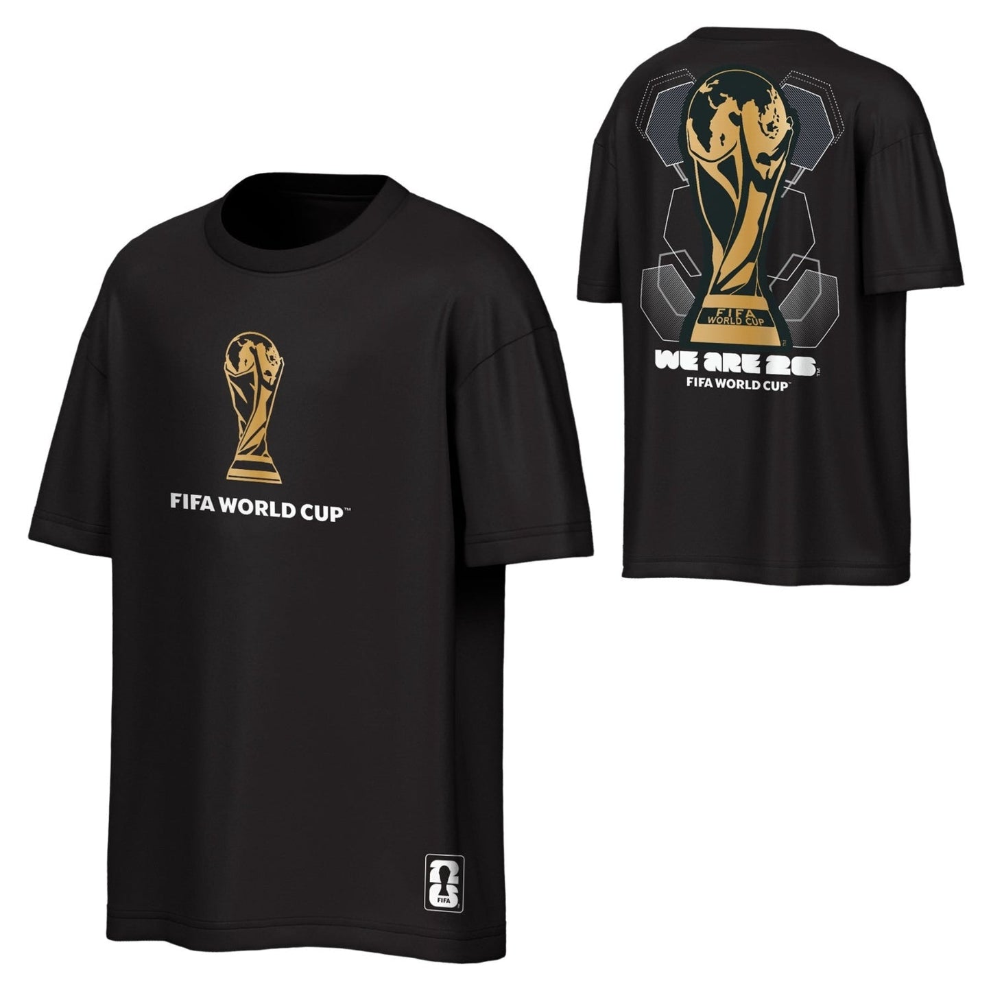FIFA World Cup 2026 Trophy Elements Tee - Unisex Casual Graphic T Shirt