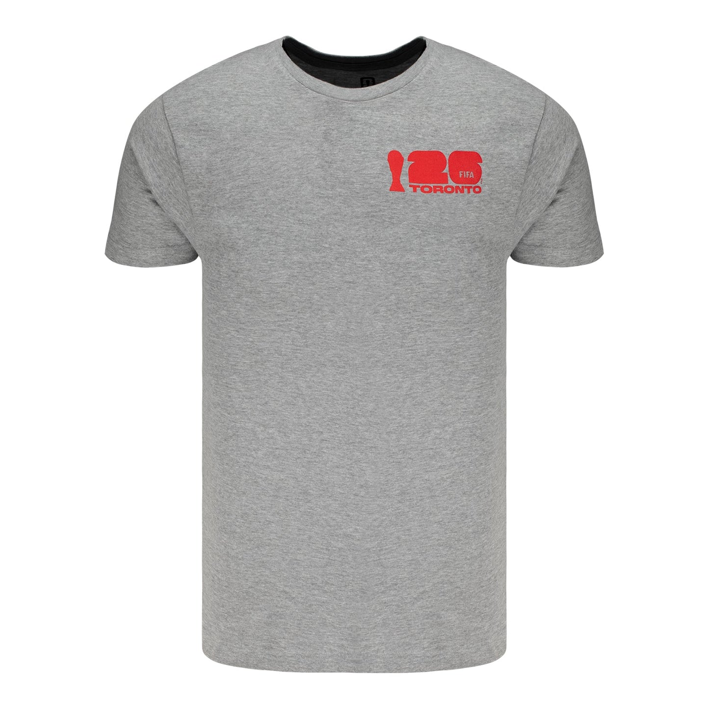 FIFA World Cup 2026 Toronto Poster Grey T-Shirt ENG - Unisex Casual Graphic T Shirt