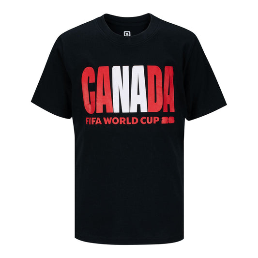 FIFA World Cup 2026 Canada Graphic T-Shirt - Youth Casual Graphic T Shirt