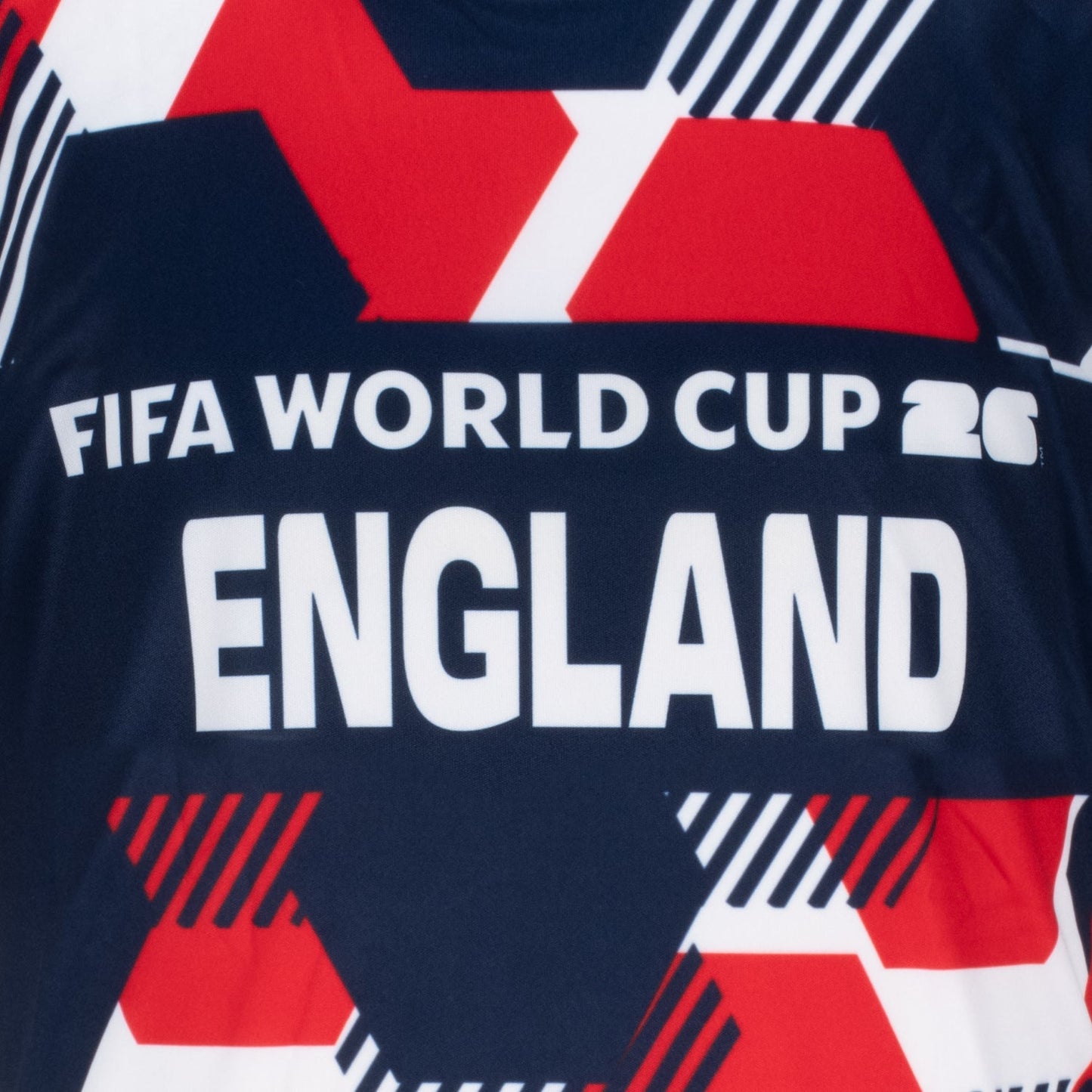 FIFA World Cup 2026 England Sublimated Top - Youth Casual Graphic T Shirt