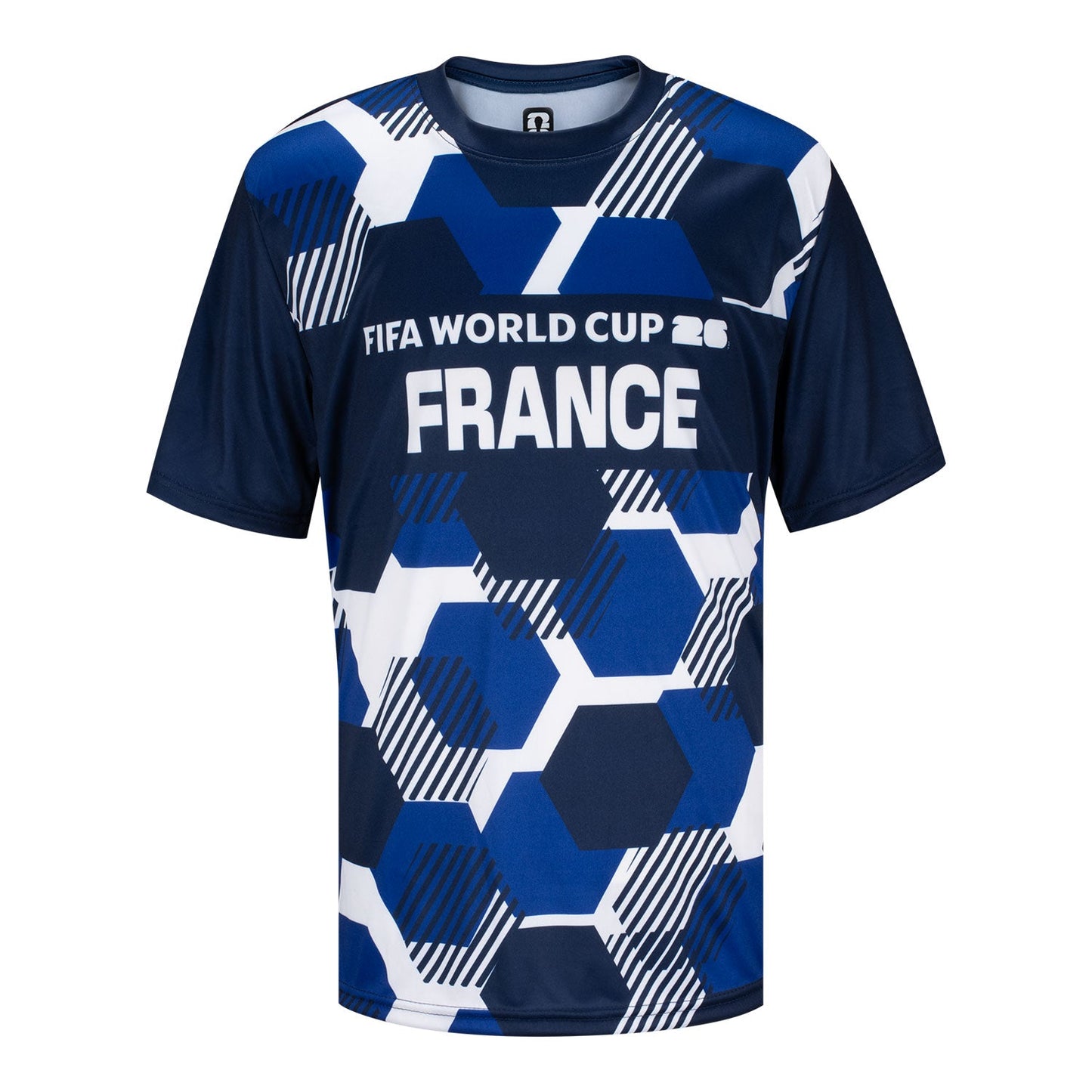 FIFA World Cup 2026 France Sublimated Top - Youth Casual Graphic T Shirt