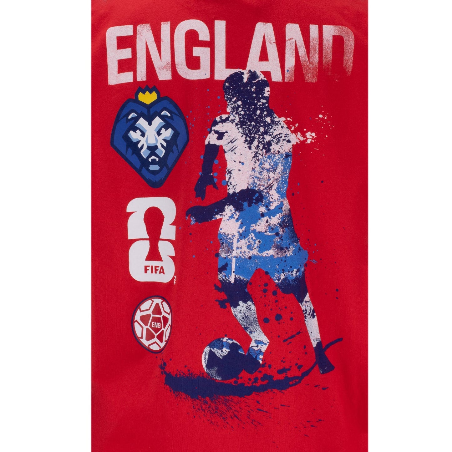 FIFA World Cup 2026 England Rise and Strike T-Shirt - Youth Casual Graphic T Shirt