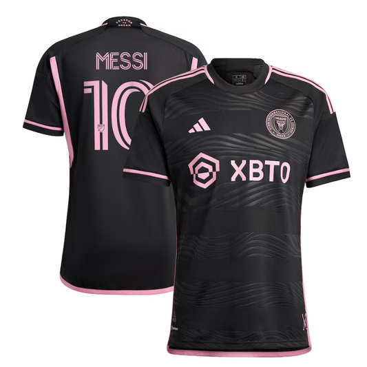 Inter Miami CF adidas 2023 24 Messi 10 Jersey - Black Official Team Jersey Sports Fan Apparel