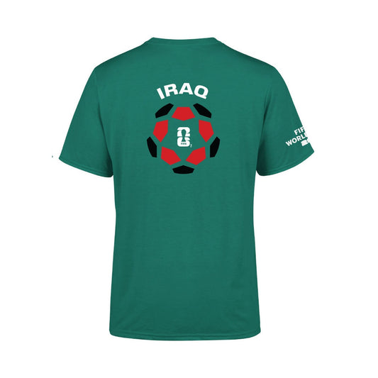 FIFA World Cup 2026 Iraq Puff T-Shirt - Unisex Casual Graphic T Shirt