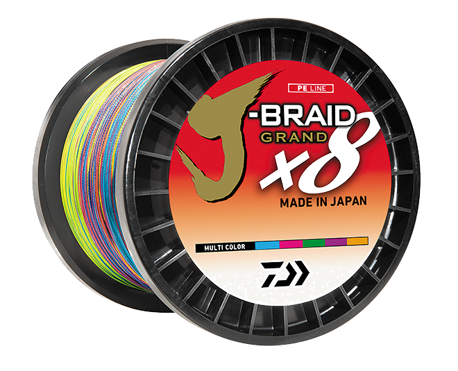 J-BRAID x8 GRAND BRAIDED LINE - MULTI COLOR Popular Style