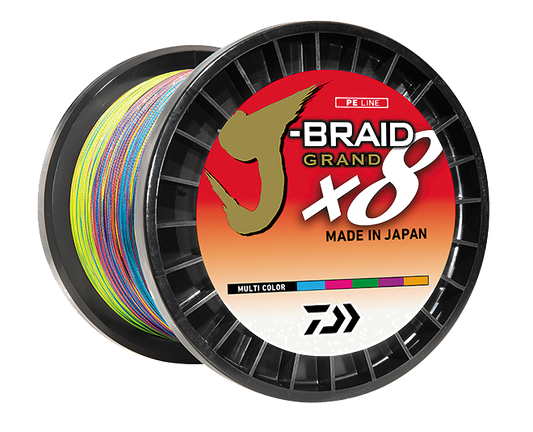 J-BRAID x8 GRAND BRAIDED LINE - MULTI COLOR Popular Style