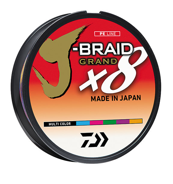 J-BRAID x8 GRAND BRAIDED LINE - MULTI COLOR Popular Style