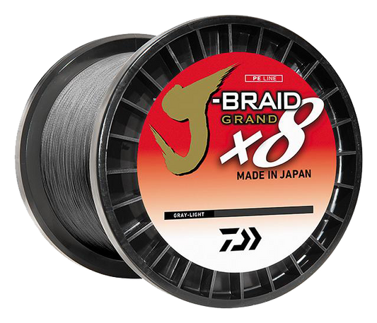 J-BRAID x8 GRAND BRAIDED LINE - GREY LIGHT Popular Style