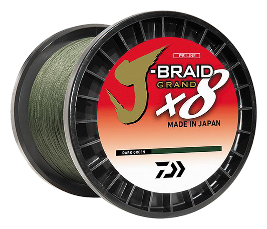 J-BRAID x8 GRAND BRAIDED LINE - DARK GREEN Popular Style