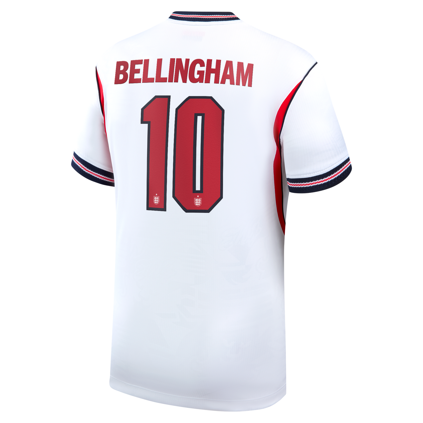 Jude Bellingham England National Team Nike 2026 Home Stadium Replica Jersey - White Official Team Jersey Sports Fan Apparel