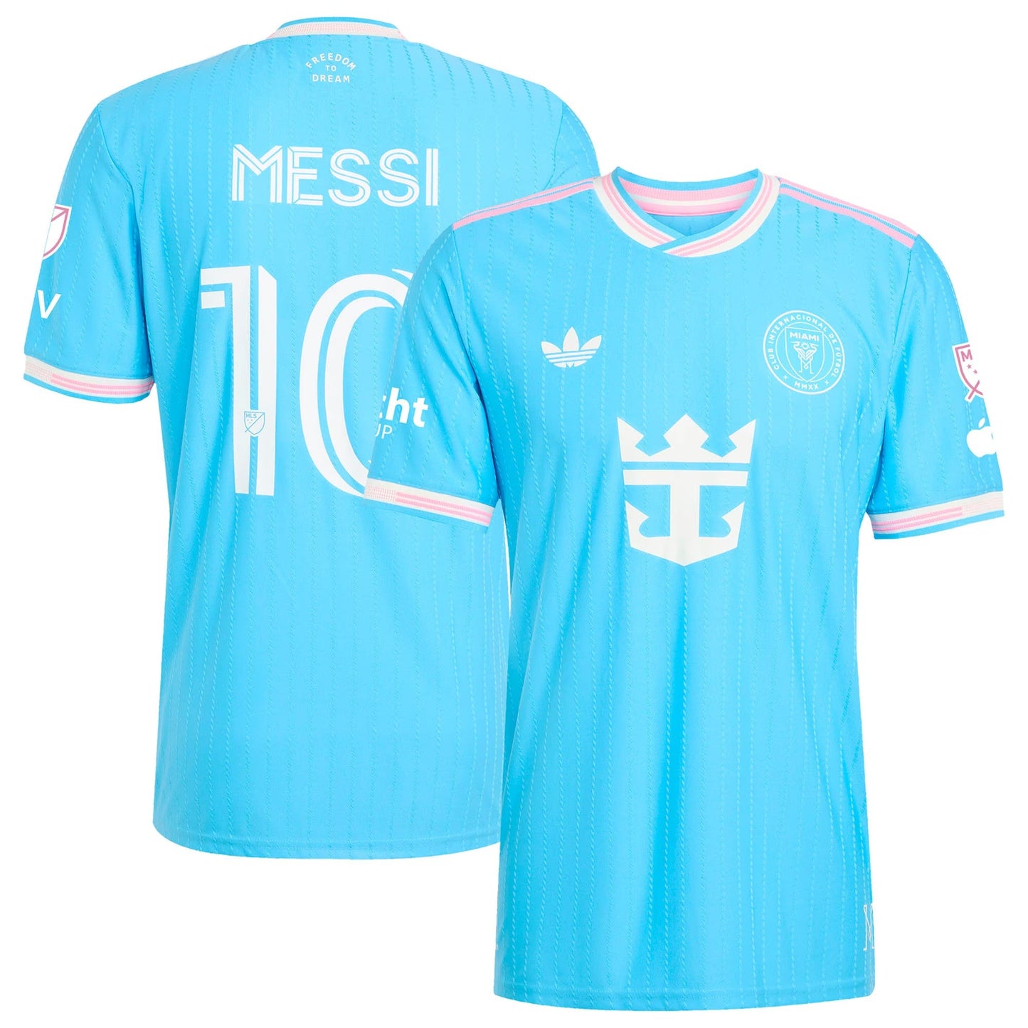 Lionel Messi Inter Miami CF 2025 Third Player Jersey - Blue Official Team Jersey Sports Fan Apparel