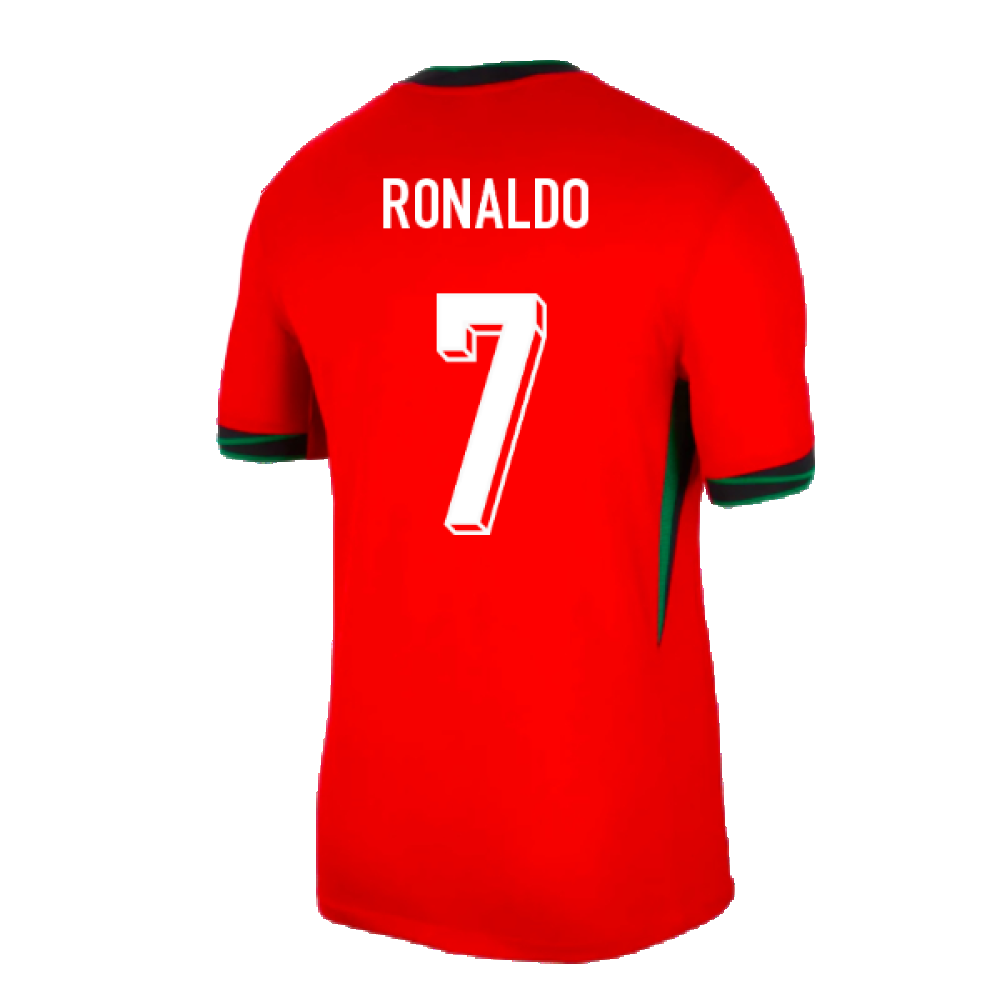 Portugal Nike Home 2024-2025 Ronaldo 7 Jersey - Red Official Team Jersey Sports Fan Apparel