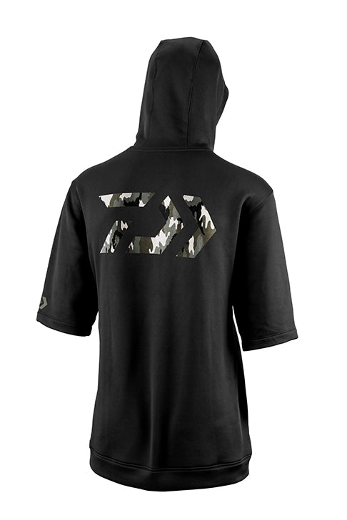D-VEC WHARF RAT MOCK SLEEVE HOODED SWEATSHIRTS Popular Style