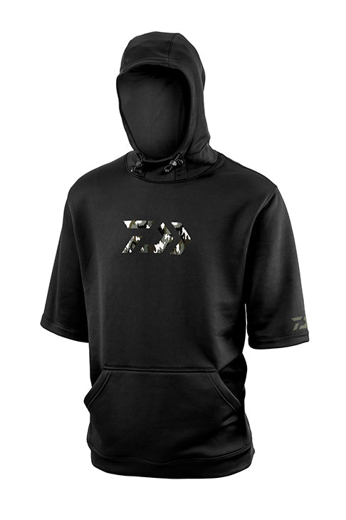 D-VEC WHARF RAT MOCK SLEEVE HOODED SWEATSHIRTS Popular Style