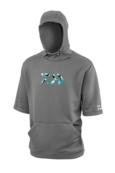 D-VEC WHARF RAT MOCK SLEEVE HOODED SWEATSHIRTS Popular Style