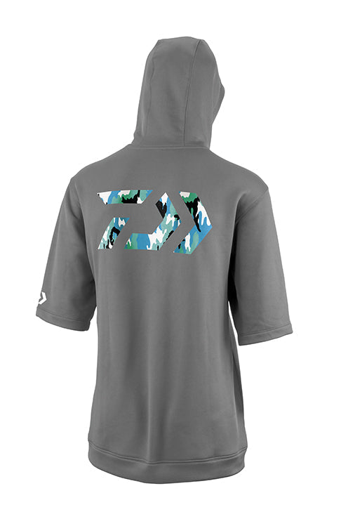 D-VEC WHARF RAT MOCK SLEEVE HOODED SWEATSHIRTS Popular Style