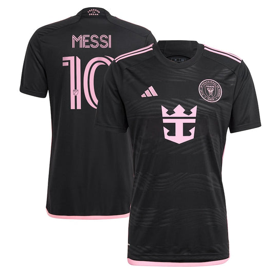 Lionel Messi Inter Miami CF adidas 2024 La Noche Player Jersey - Black Official Team Jersey Sports Fan Apparel