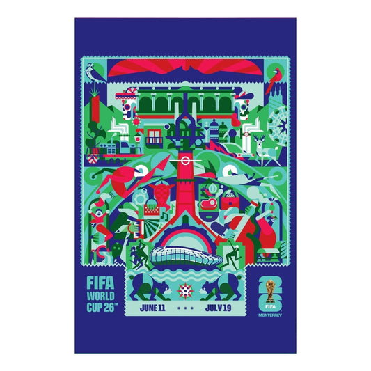 FIFA World Cup 2026 Monterrey Host City Poster Popular Style Comfort Casual