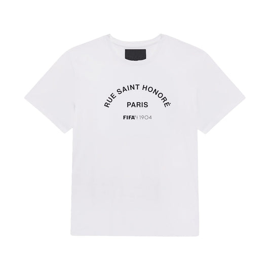 FIFA 1904 Arch Graphic White T-Shirt - Unisex Casual Graphic T Shirt