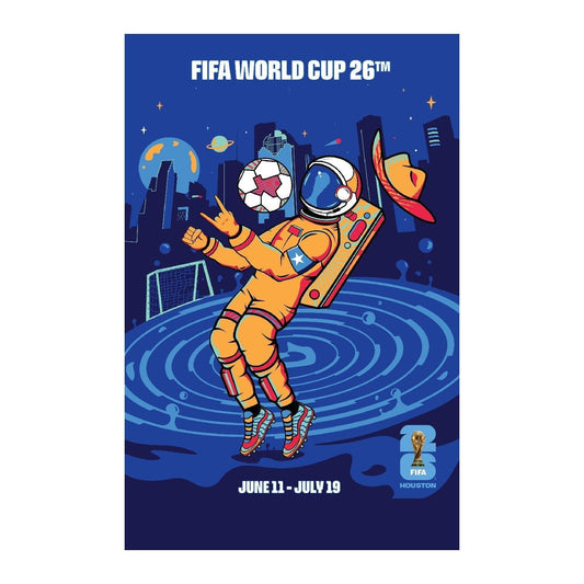 FIFA World Cup 2026 Houston Host City Poster Popular Style Comfort Casual