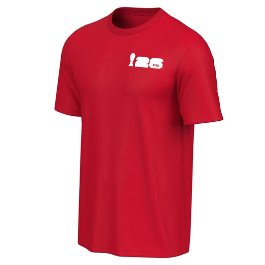 FIFA World Cup 2026 We Are 2026 Red T-Shirt - Unisex Casual Graphic T Shirt