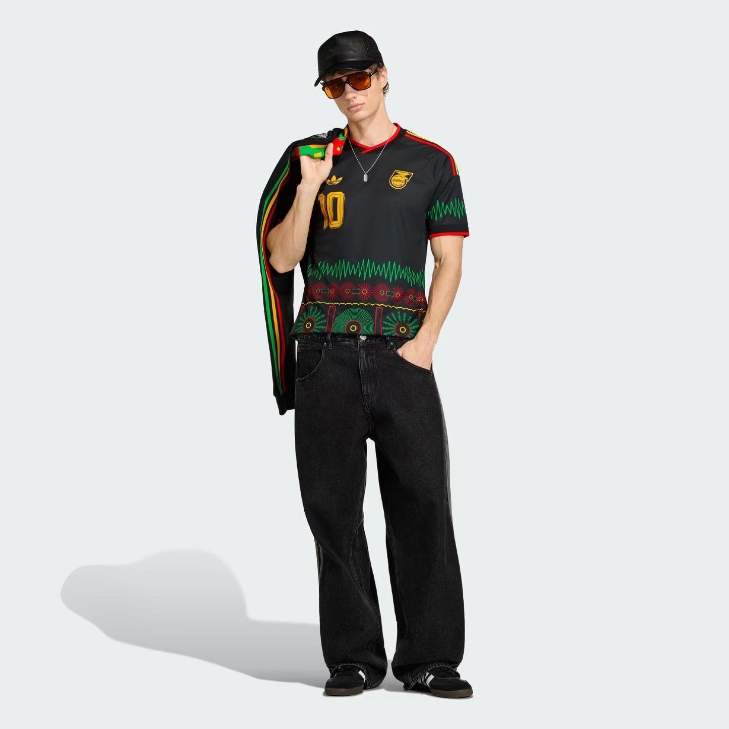 Jamaica 26 Away Marley 10 Jersey - Men s Official Team Jersey Sports Fan Apparel