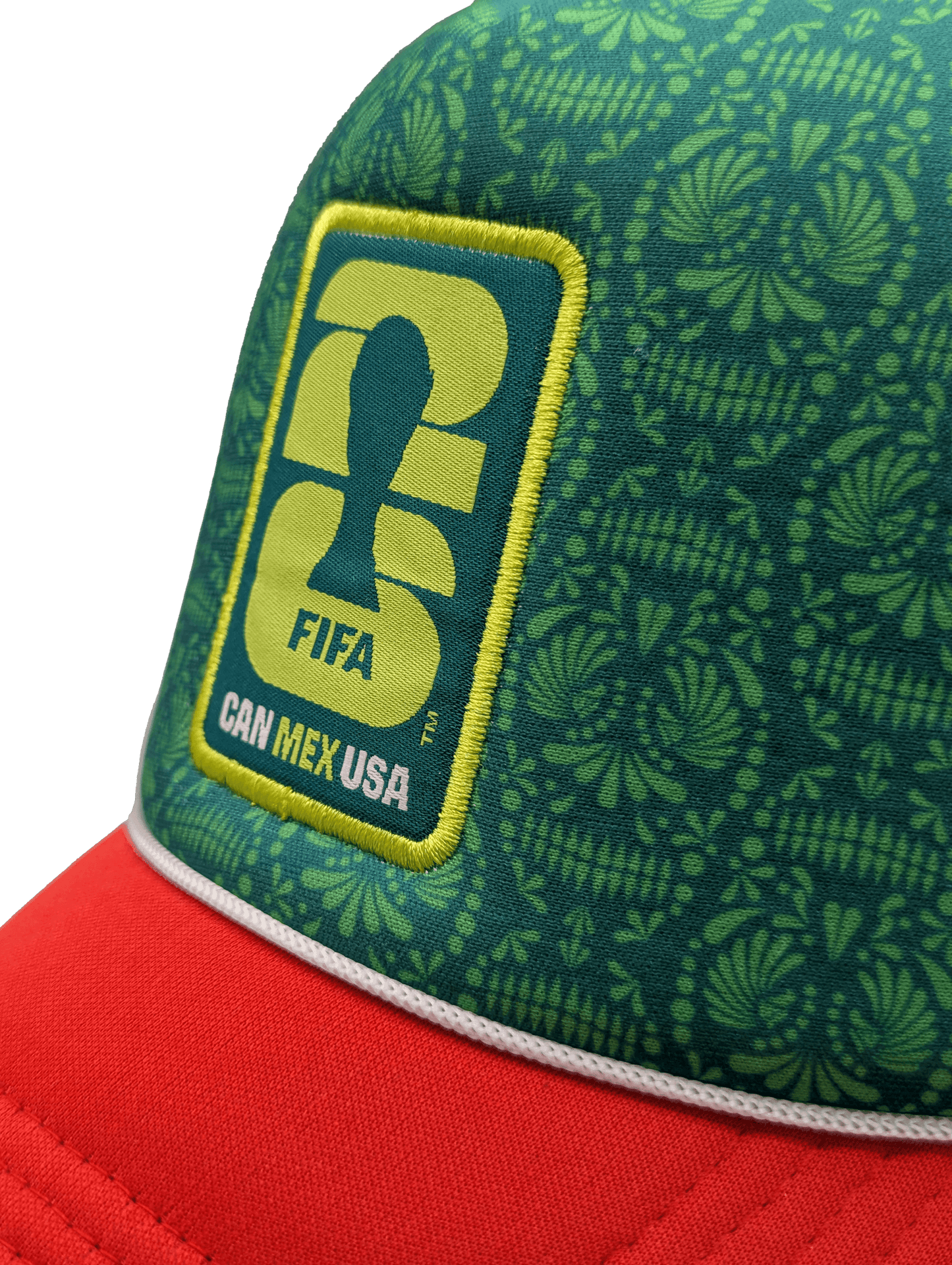 FIFA World Cup 2026 Emblem Mexico Foam Trucker Hat Official Team Hat Sports Fan Cap