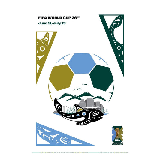 FIFA World Cup 2026 Vancouver Host City Poster Popular Style Comfort Casual