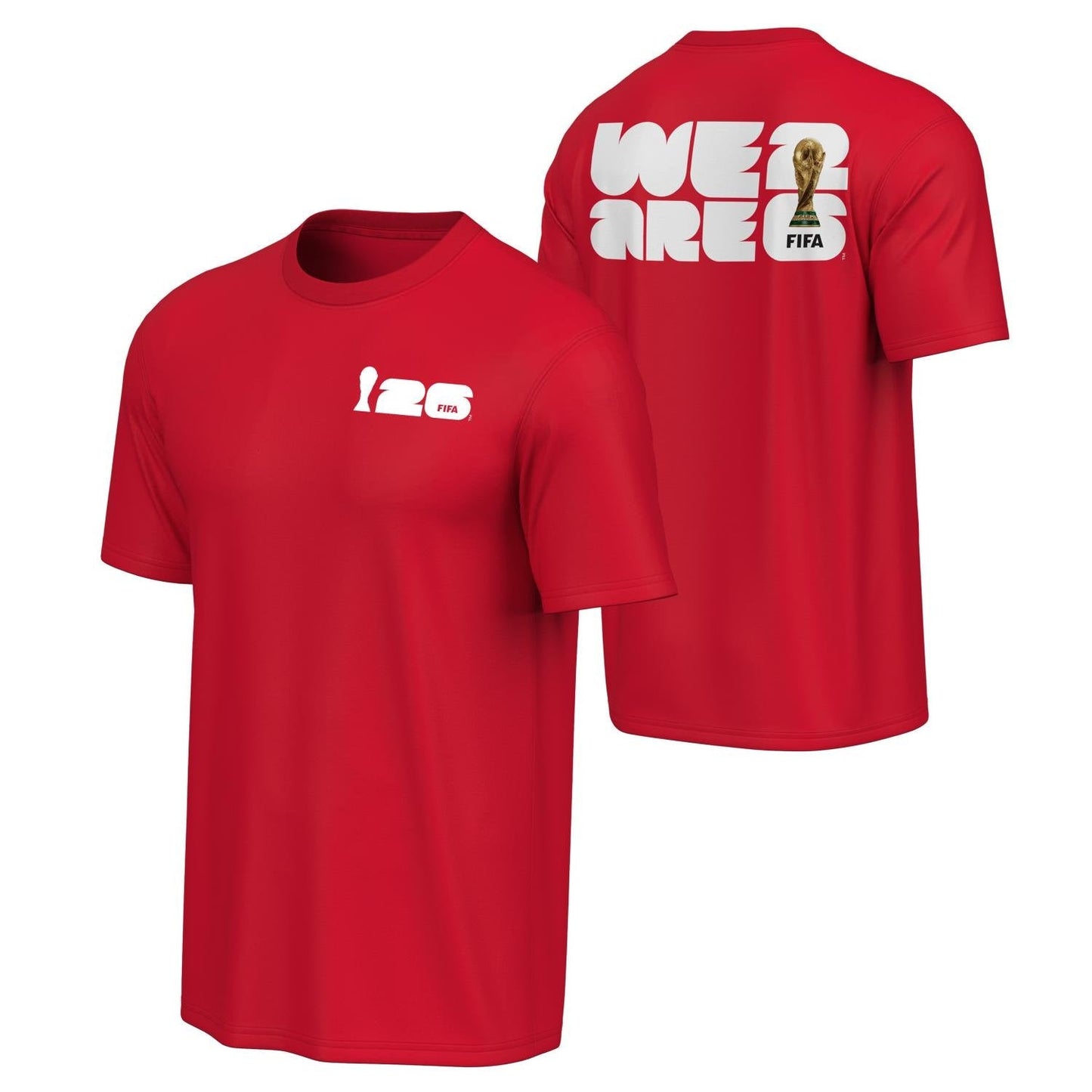 FIFA World Cup 2026 We Are 2026 Red T-Shirt - Unisex Casual Graphic T Shirt