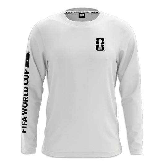 FIFA World Cup 2026 Tiles Long Sleeve White T-Shirt - Unisex Casual Graphic T Shirt
