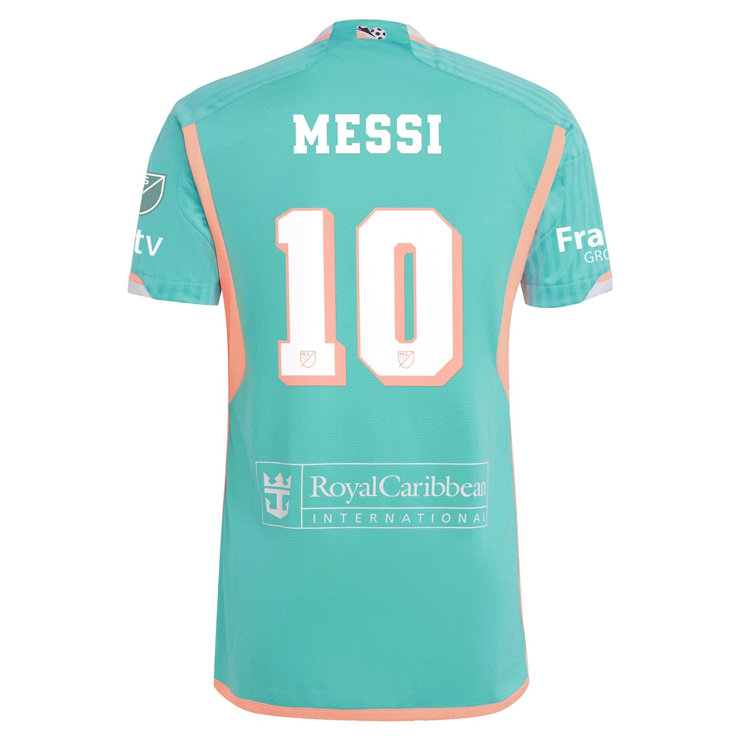 Lionel Messi Inter Miami CF adidas 2024 Archive Jersey - Aqua Official Team Jersey Sports Fan Apparel