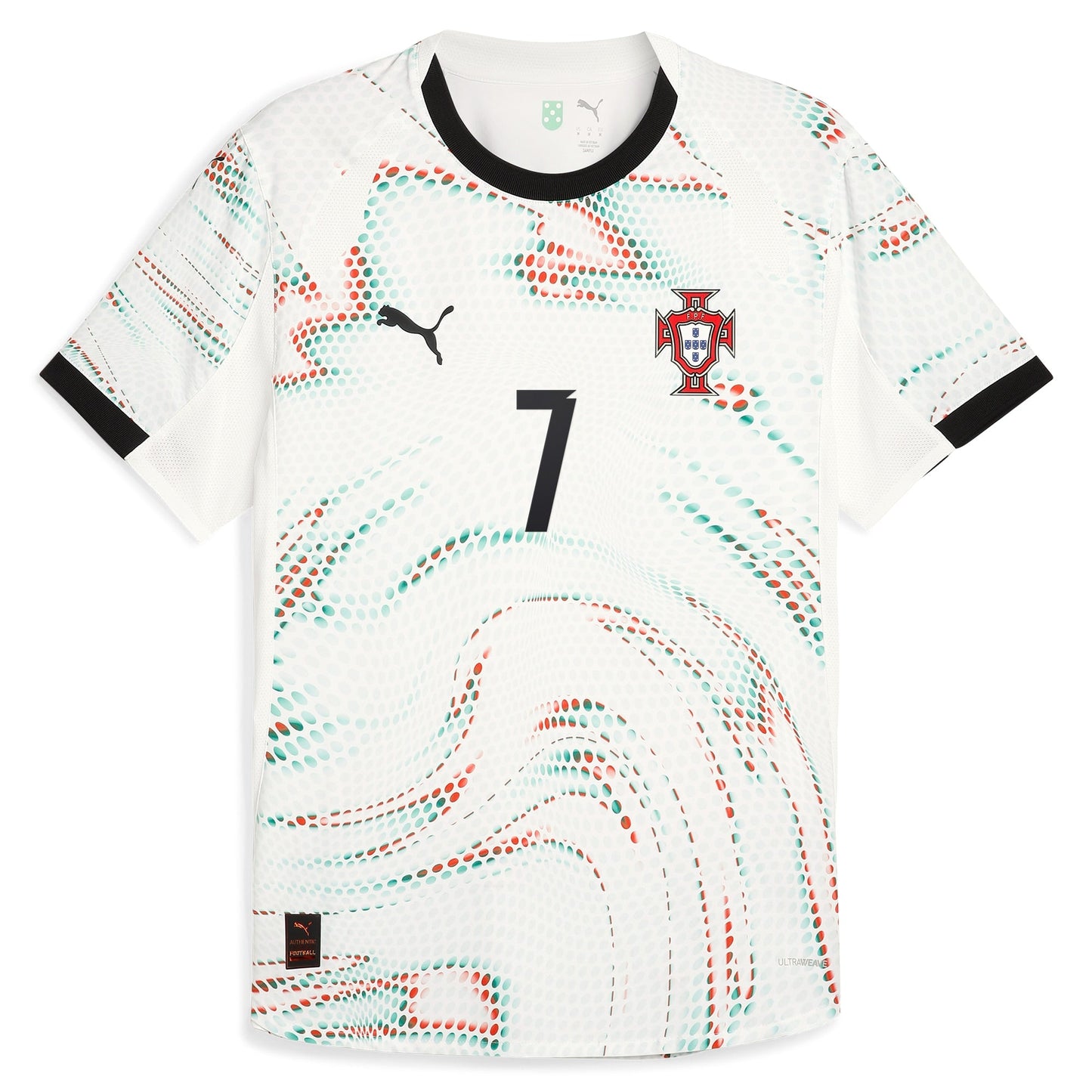 Cristiano Ronaldo Portugal National Team 2025 Away Jersey - White Official Team Jersey Sports Fan Apparel
